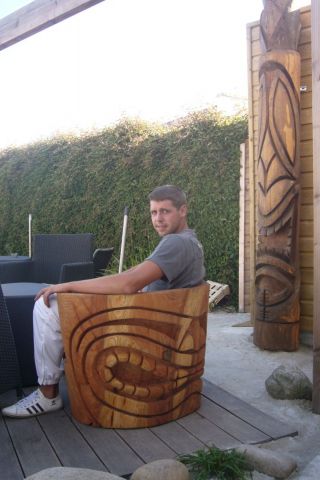 fauteuil tiki